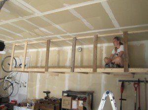 overhead hanging storage