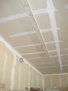 overhead hanging storage roof support beam