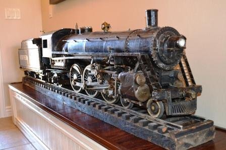 unique entry train close up