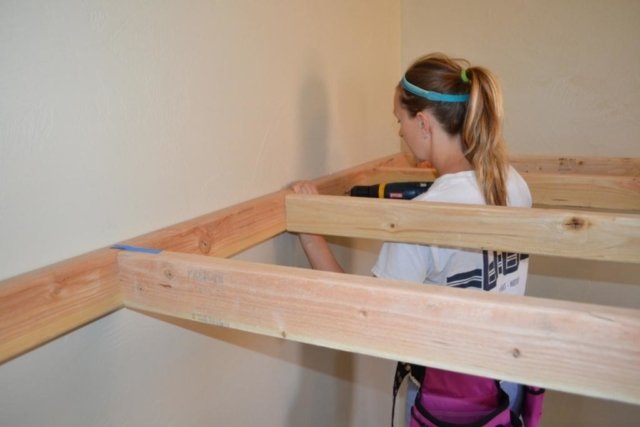 diy build indoor treehouse or loft