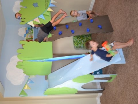 diy how to build an indoor slide