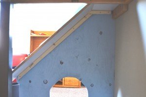 how to build a slide underside of slide