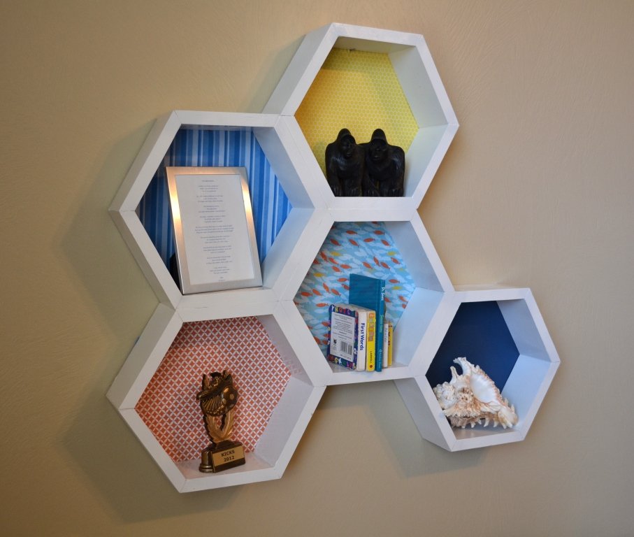 how to build hexagon cubes finished