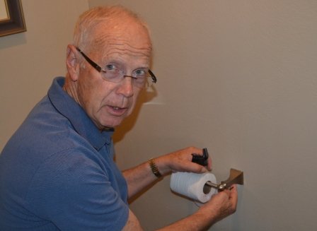 how to fix a broken toilet paper finished
