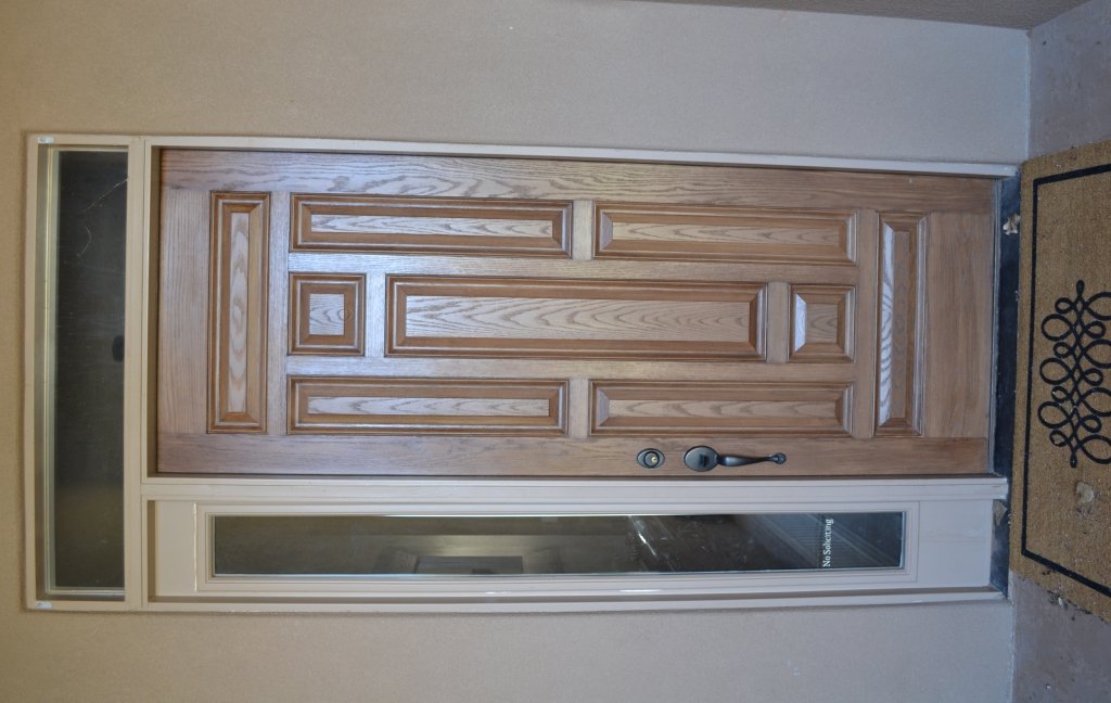 how to paint your front door and like it before