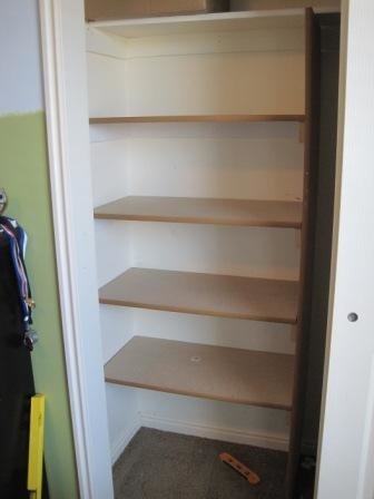 DIY Closet Shelves