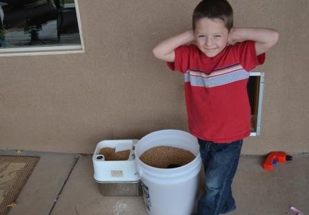 secrets to homemade whole wheat bread, grinder helper