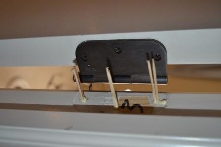 How to fix a door hinge with stripped screws