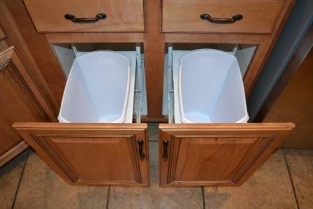 diy Garbage Cabinet Pullout