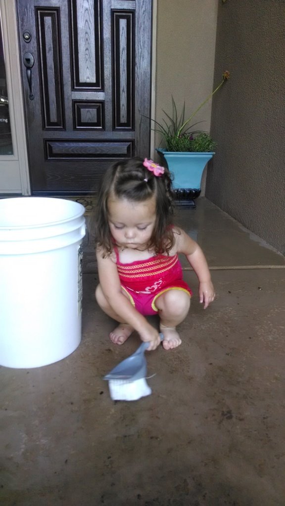 planter cleaning helper