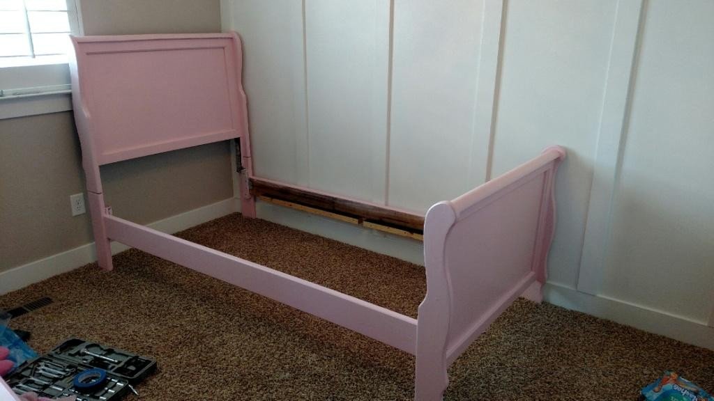 Baby G's bed almost done!
