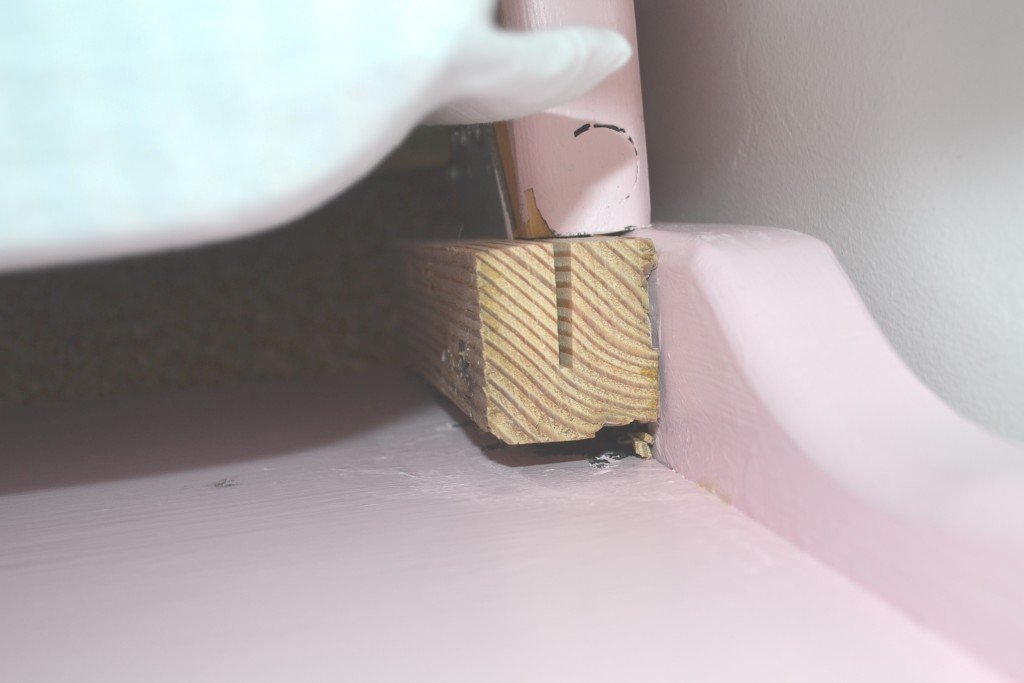 Refinish Furniture bed frame repair