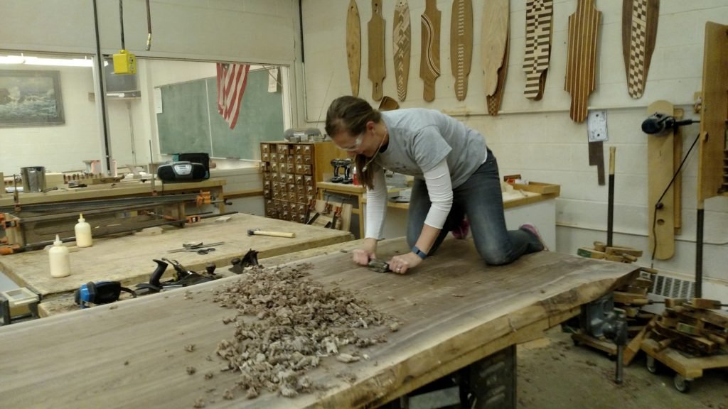 live edge table