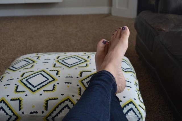 DIY Ottoman Recover