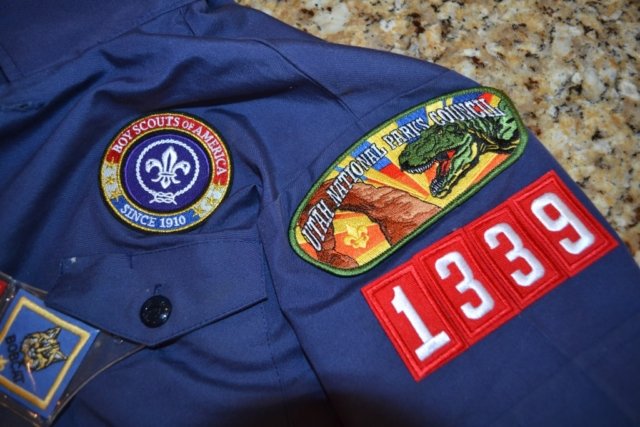 DIY No Sew Boy Scout Patches