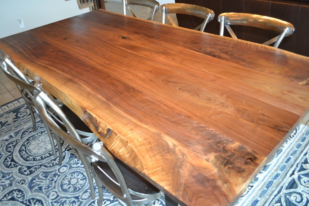 Live Edge Table After 3