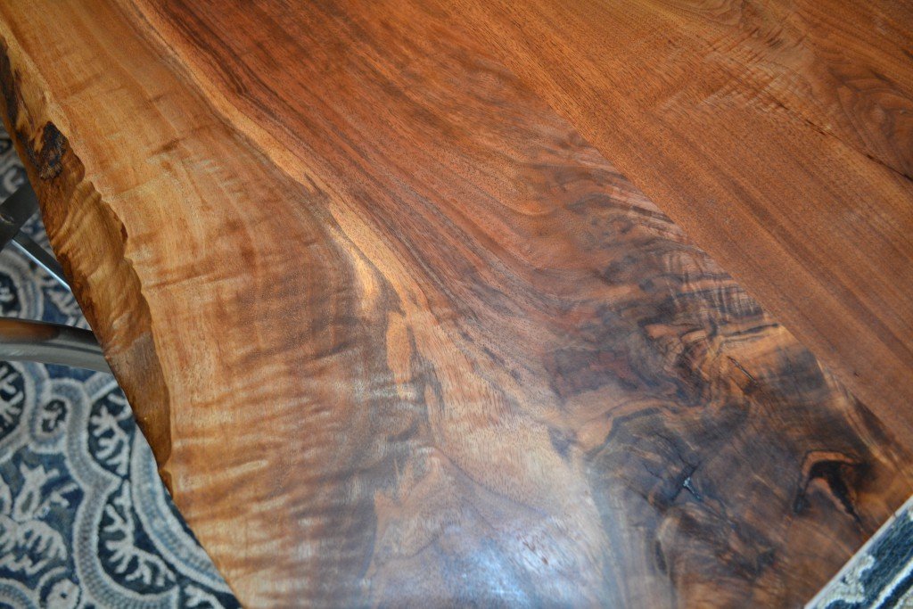 Live Edge Table Feathering