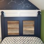 Barn Wood Inlay Head Board — Boys Bedroom