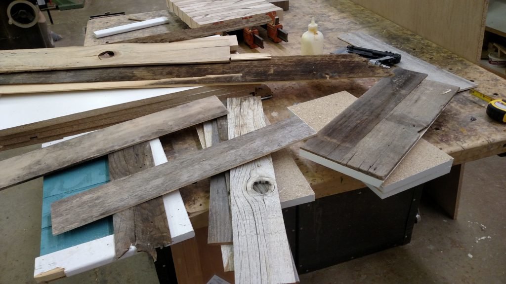 Barn Wood Faced Dresser Ikea Hack