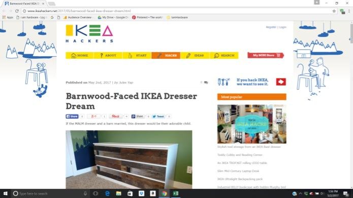 IKEA hack feature
