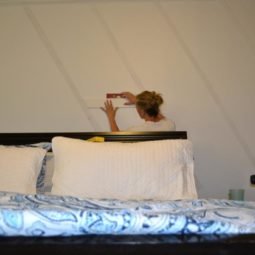 Wood Pattern Accent Wall — Master Bedroom Part 2 of 2
