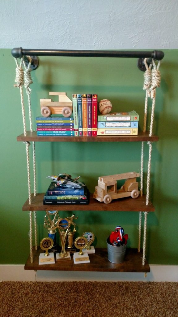 hanging bookshelf