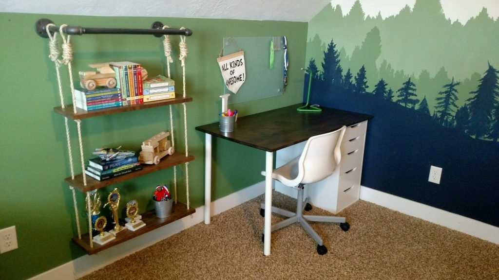 hanging bookshelf