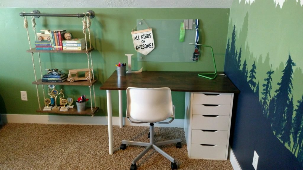 hanging bookshelf