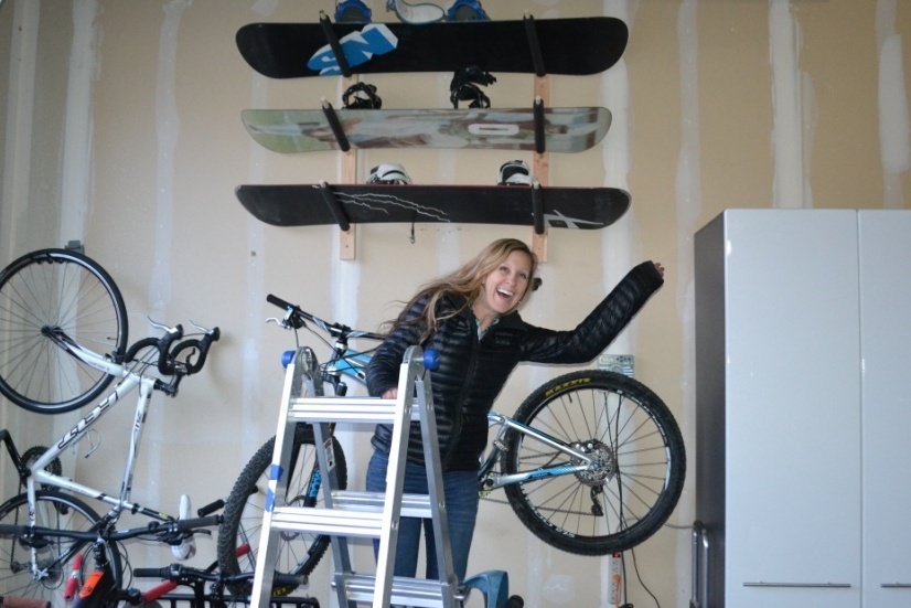 Snowboard Storage Rack