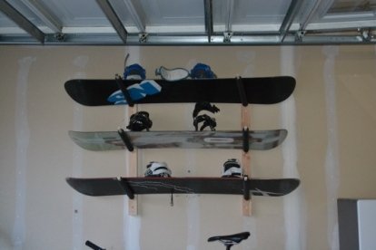 Snowboard Storage Rack