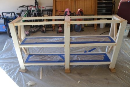 Ana white console table