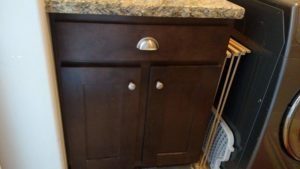 Brown to White Laundry Room Remodel