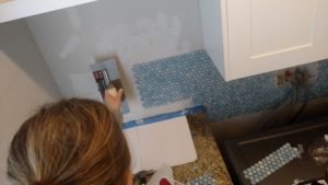 Penny Tile Laundry Room Remodel