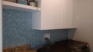 Floating Shelves Laundry Room Remodel